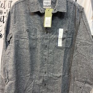 Goodfellow & Co Men's Charcoal Button Down Shirt